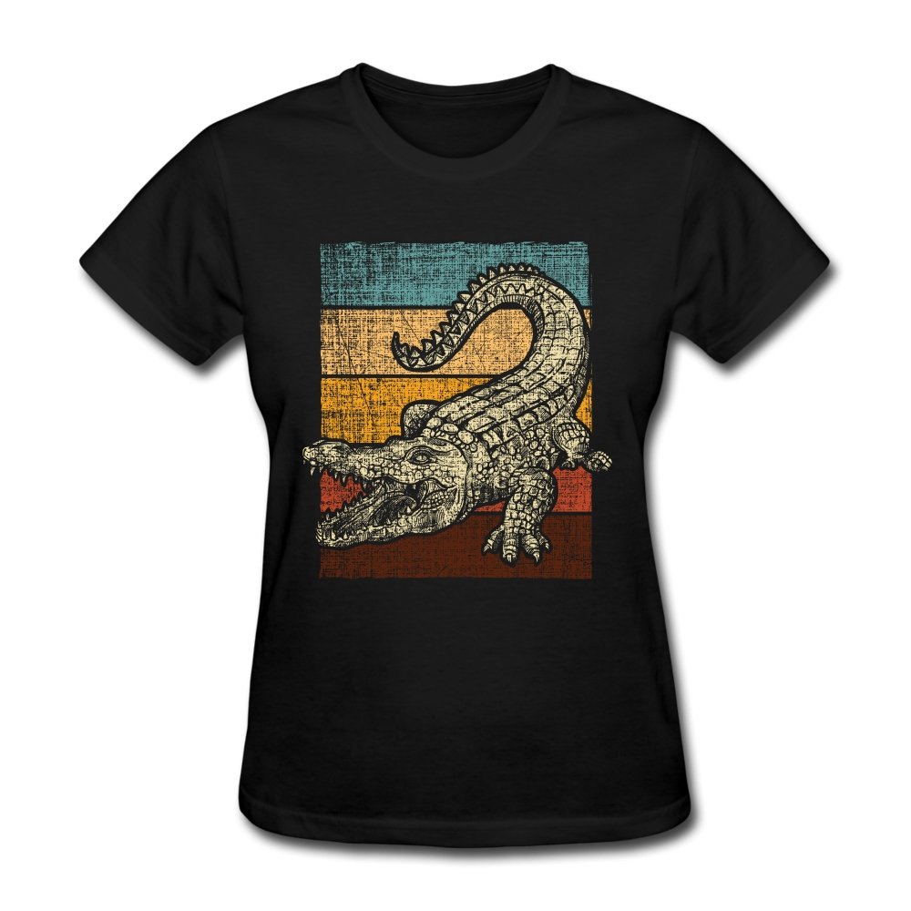 Retro Vintage Alligator Gator Crocodile Zoo Animal Lover Gift – Women’S T-Shirt