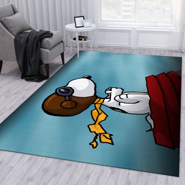 Snoopy Area Rug Living Room Rug US Gift Decor