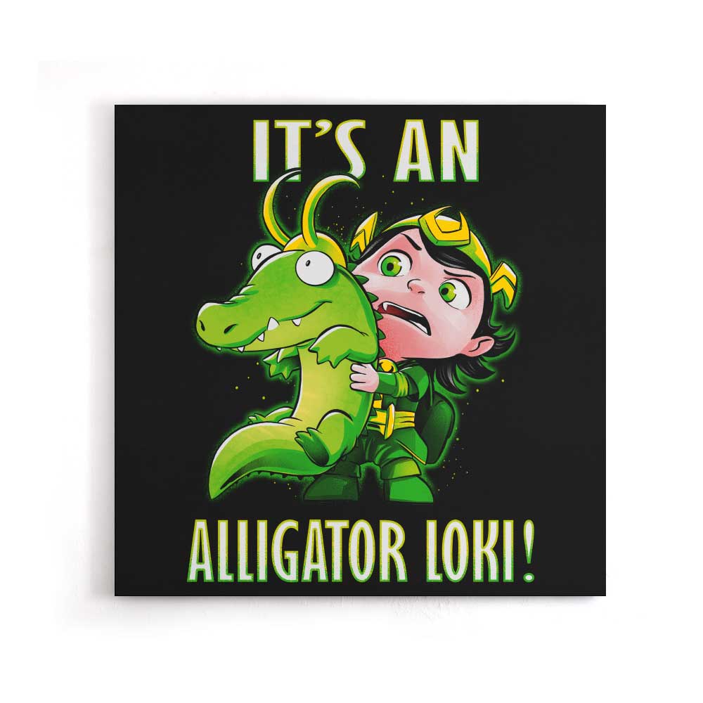 It’S An Alligator – Canvas Print