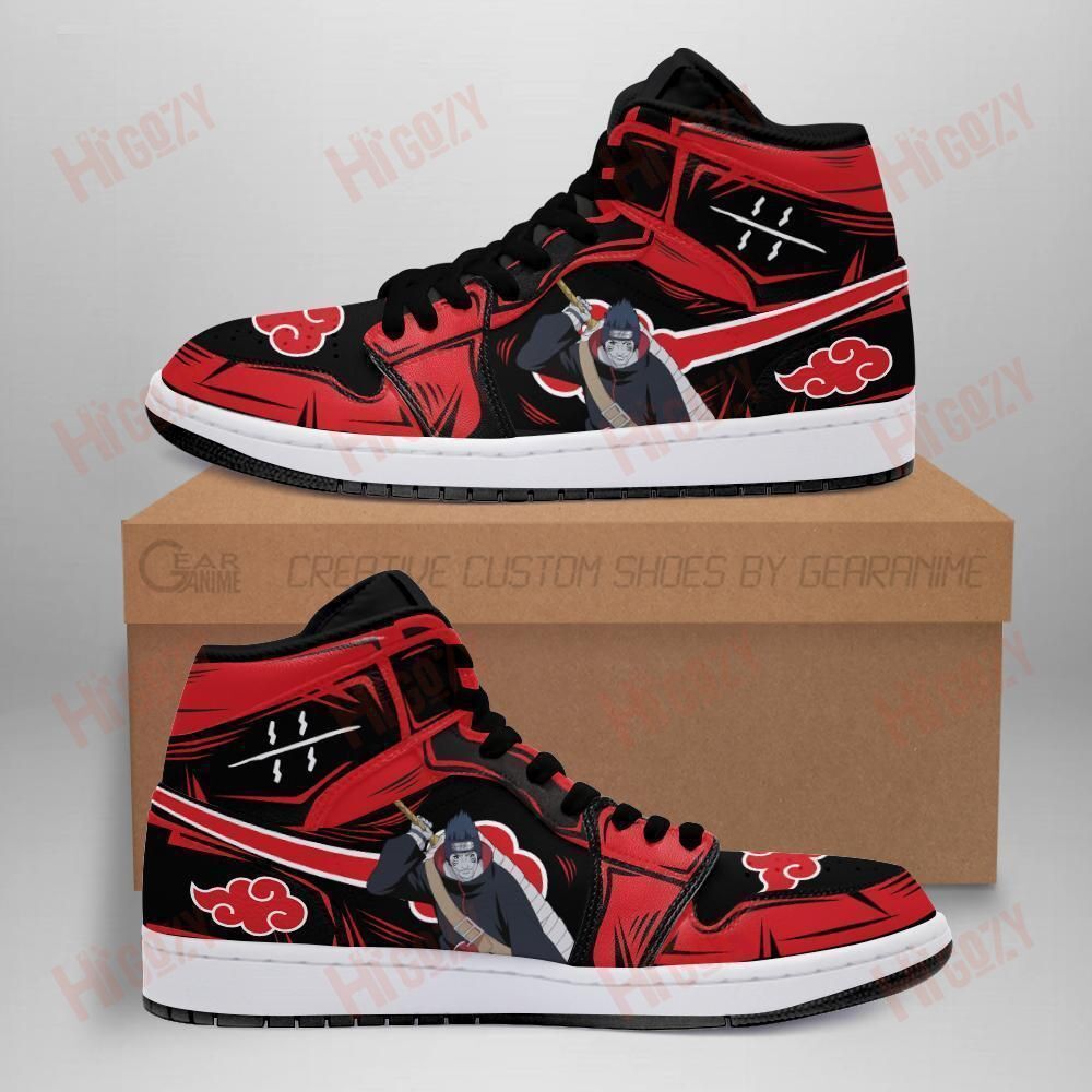 Akatsuki Kisame Sneakers Custom Anime Naruto Shoes Fan Gifts