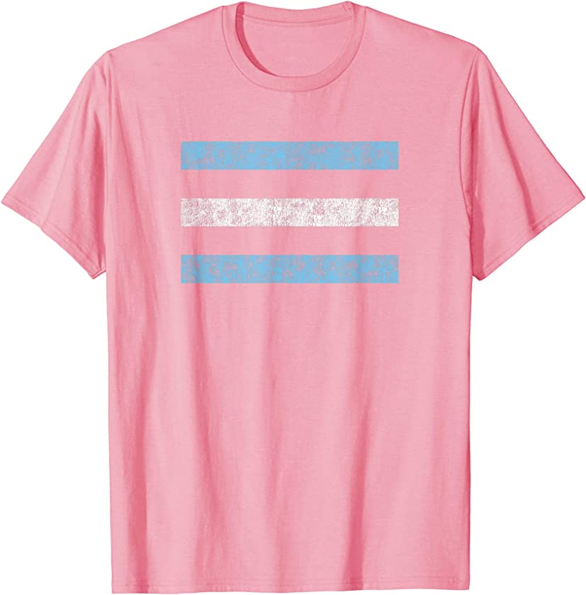 Vintage Transgender Pride Flag Gift Trans Women Men Kids T-Shirt