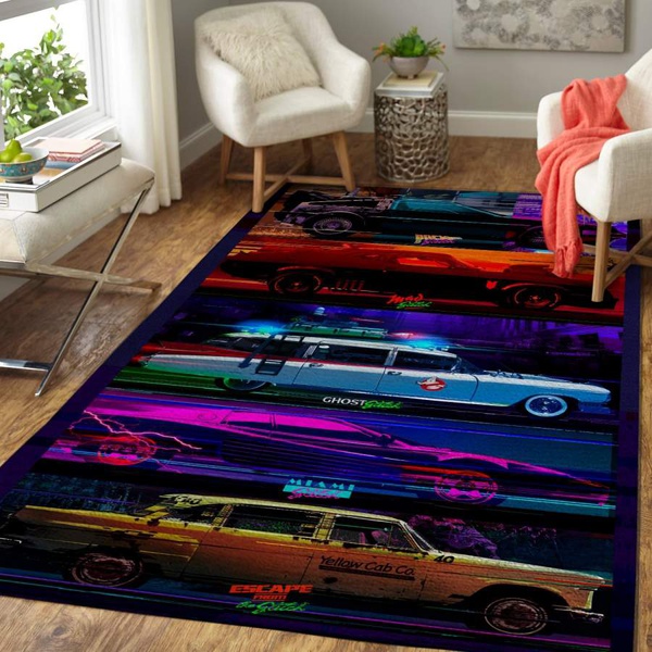 Cars Area Rug – Legends of the Glitch, Movie Floor Decor 191026