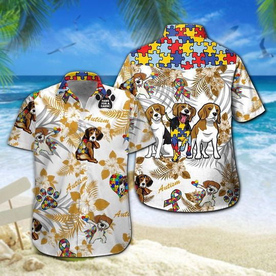 Beagle Autism Hawaii Hawaii Shirt For Men And Women Ha109061