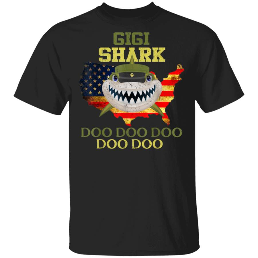 Army Shark Gigi Gift Lover Shirts Veterans Day TShirt