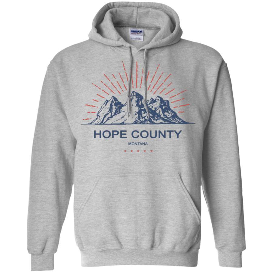 AGR Far Cry 5 Hope County Montana Gildan Pullover Hoodie