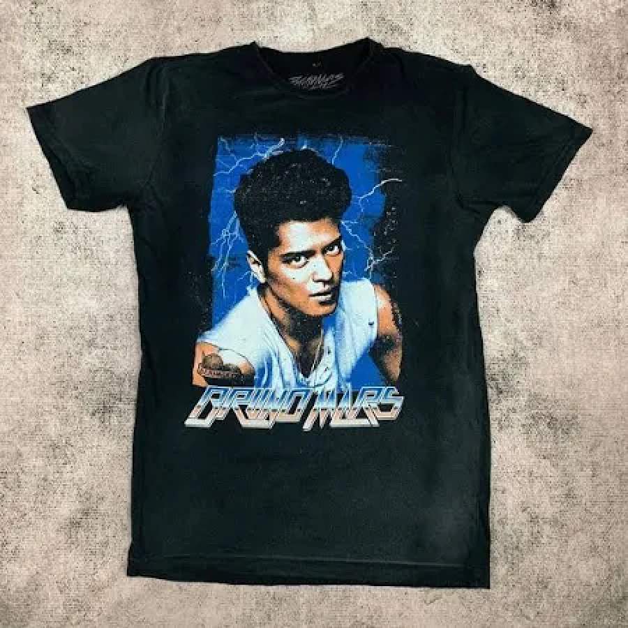 Vintage Bruno Mars Moon Shine Jungle Tour  T-Shirt