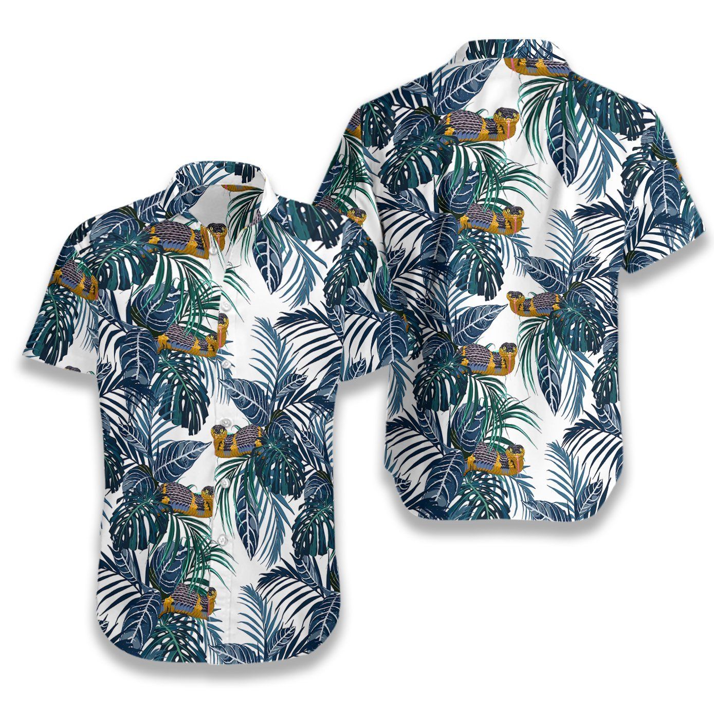 Snake Tropical Jungle 1408 Hawaii Shirt Ha26310