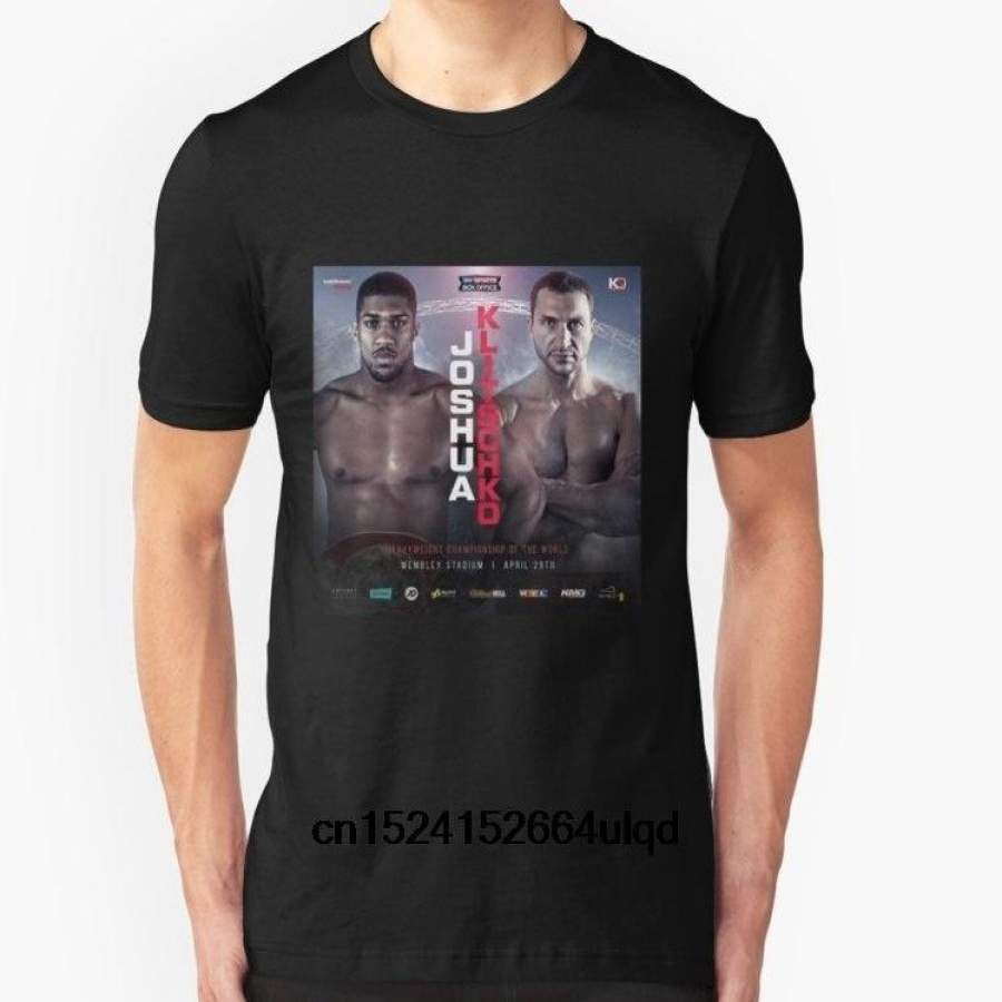 Men Cold Way T Shirt Funny T-shirt Anthony Joshua Vs Klitschko’s Official Poster Printed T-shirts