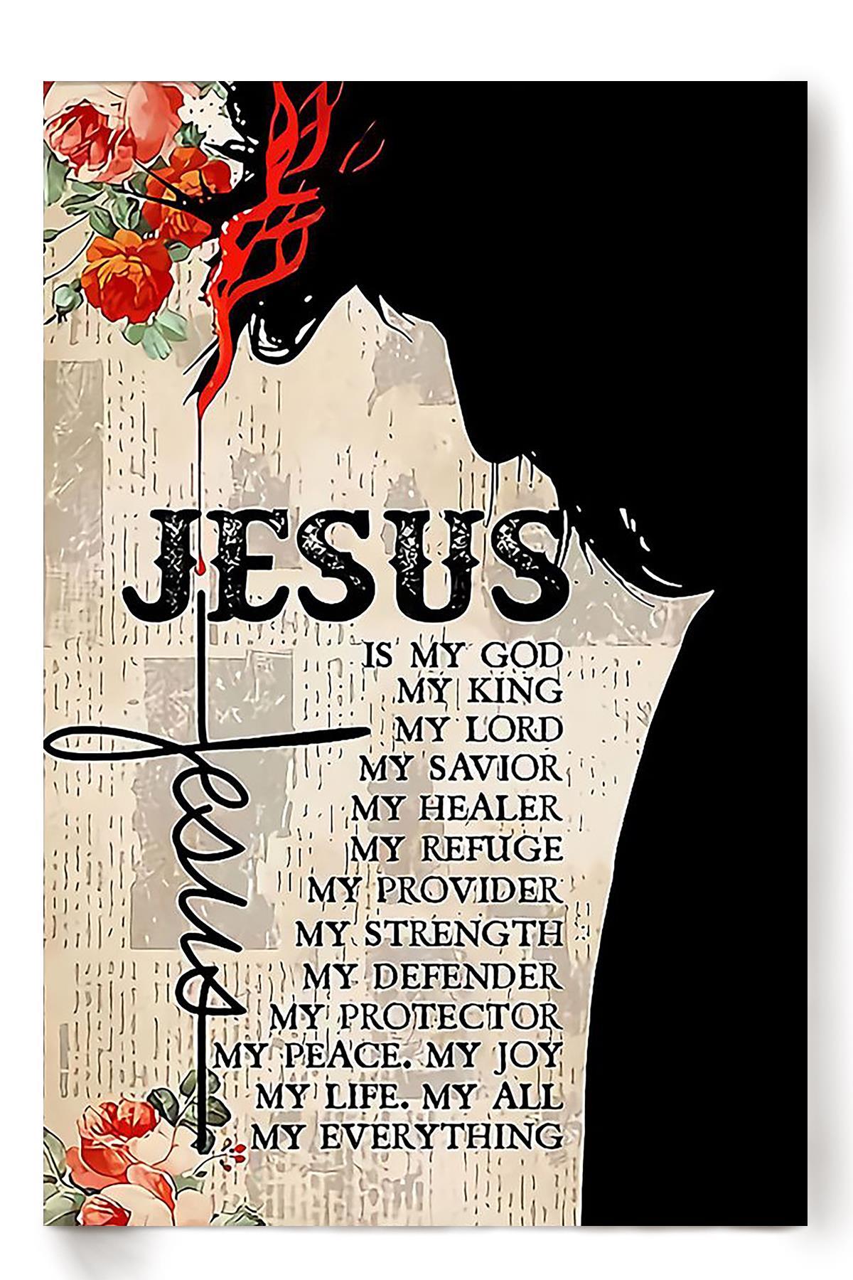 Jesus Quotes Prayer For Healing Christian Wall Art Gift For Son Of God Poster