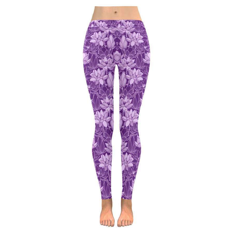 Lotus Leggings for Women S-5XL Plus Size