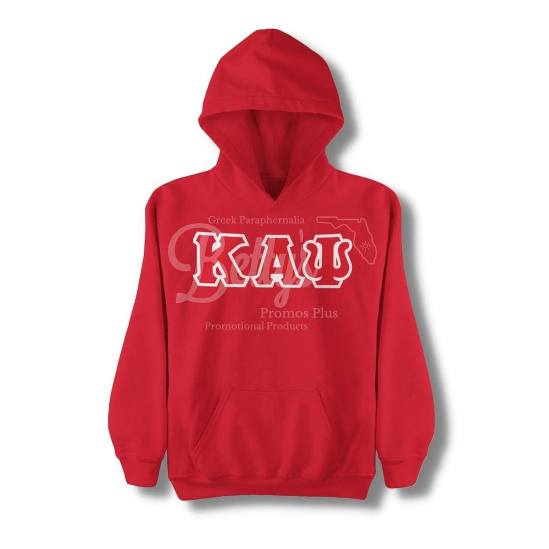 Kappa Alpha Psi Καψ Greek Letter Double-Stitched Embroidered Hoodie