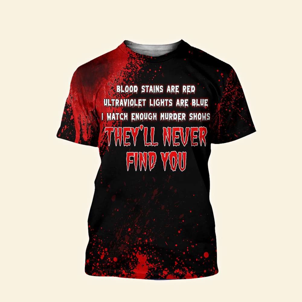 Personalized Gift Ideas For Horror Movies Lovers, They’Ll Never Find You 10 All Over Print Products