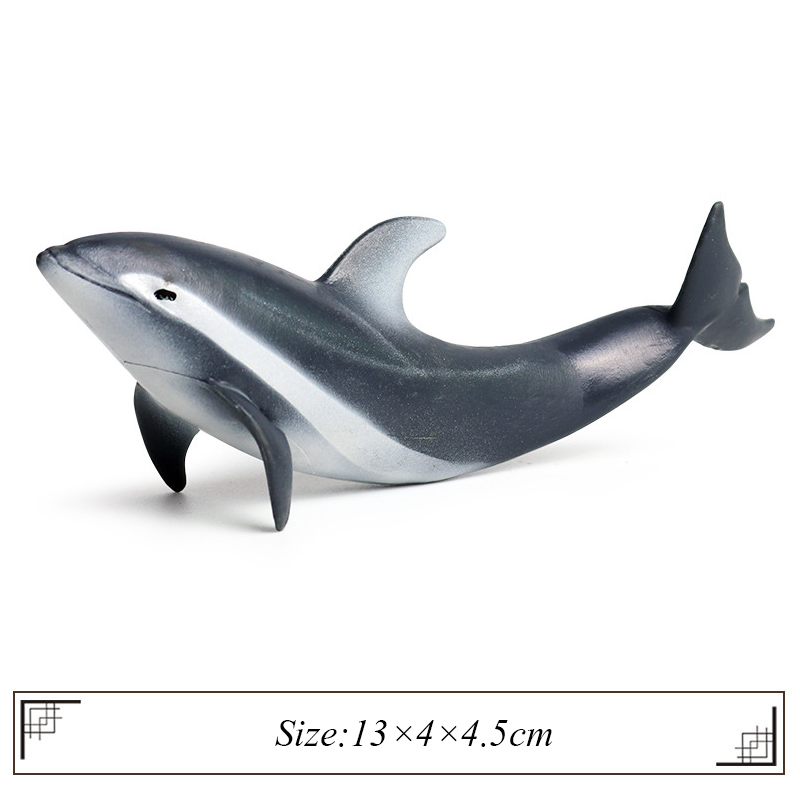 Simulation Marine Life Animal Model Toy Giant Tooth Shark Killer Whale Blue Whale Animal Shark Model Educational Toy Boys Gifts alx