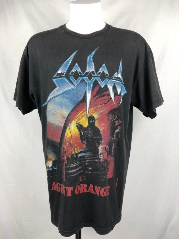 Vintage 90S Sodom Agent Orange Shirt