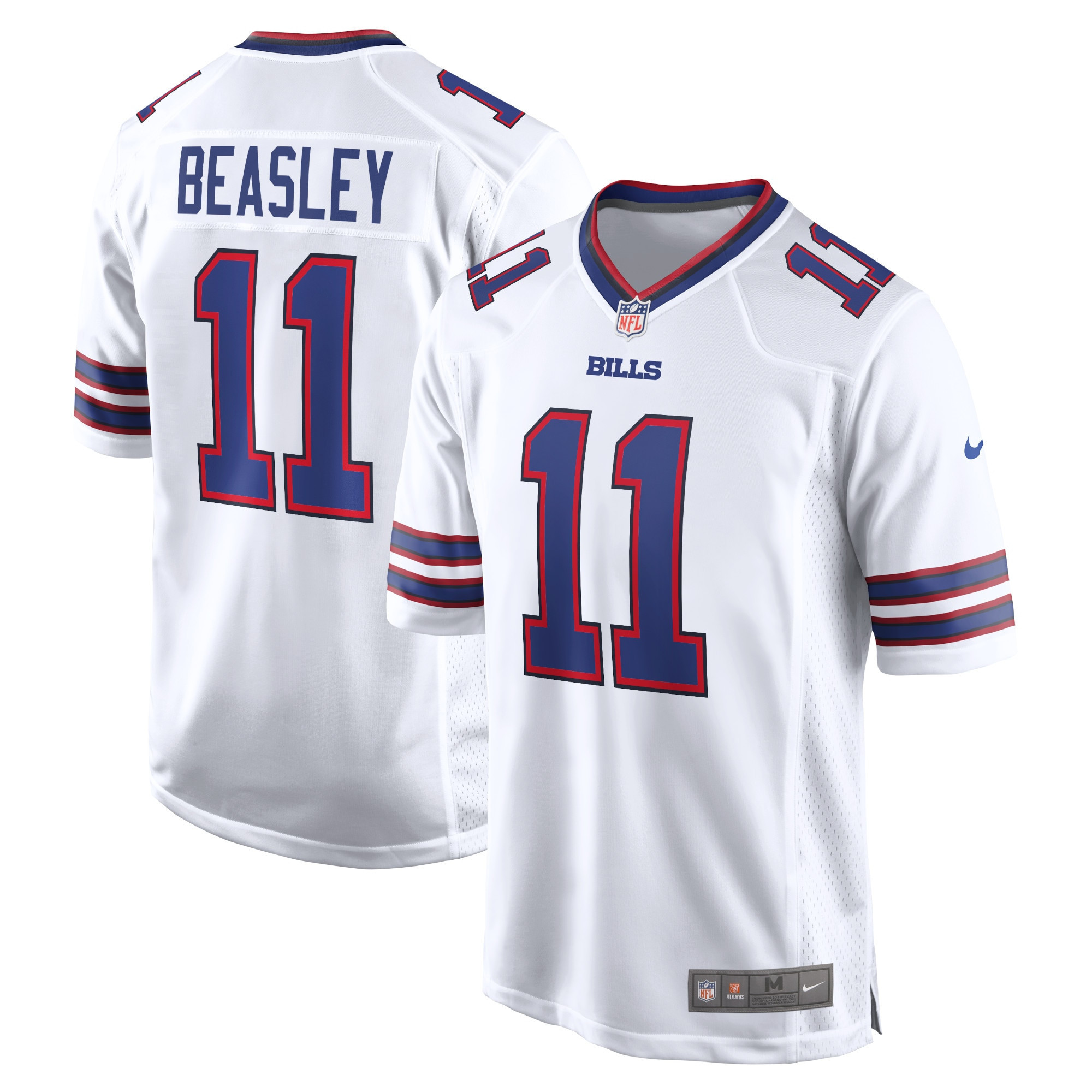 Cole Beasley Buffalo Bills Game Player Jersey – White NFL