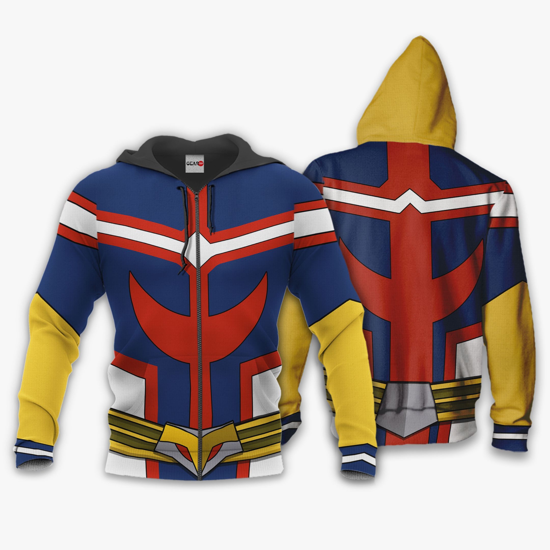 All Might Uniform Hoodie My Hero Academia Anime Jacket Shirt