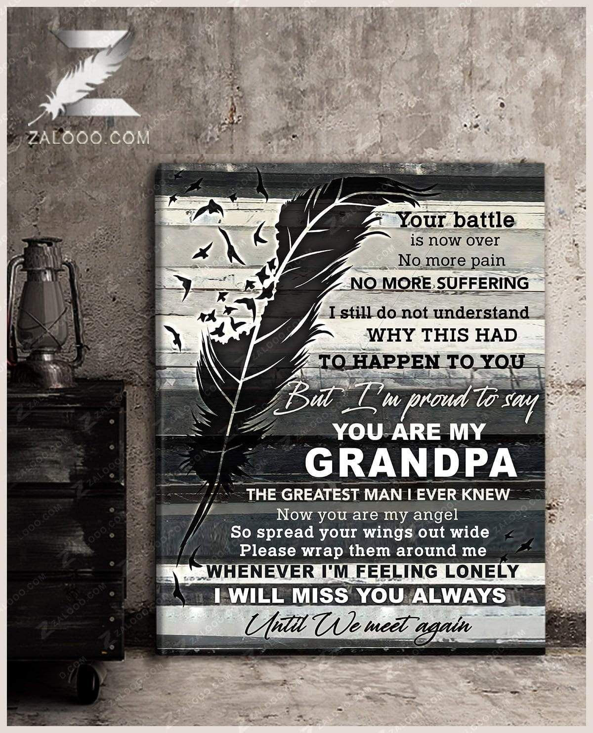 Canvas – You Are My Grandpa Gift For Family, Wall Art Decor, Canvas Print, Home Decor