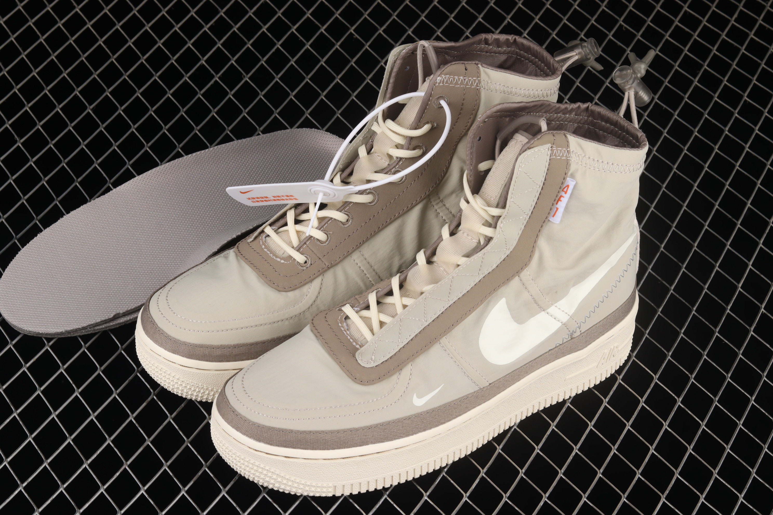 Nike Air Force 1 Shell Light Ivory Shoes Sneakers SNK996185771