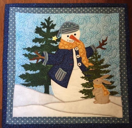 Snowman Rabbit DTC0412608 Quilt Blanket