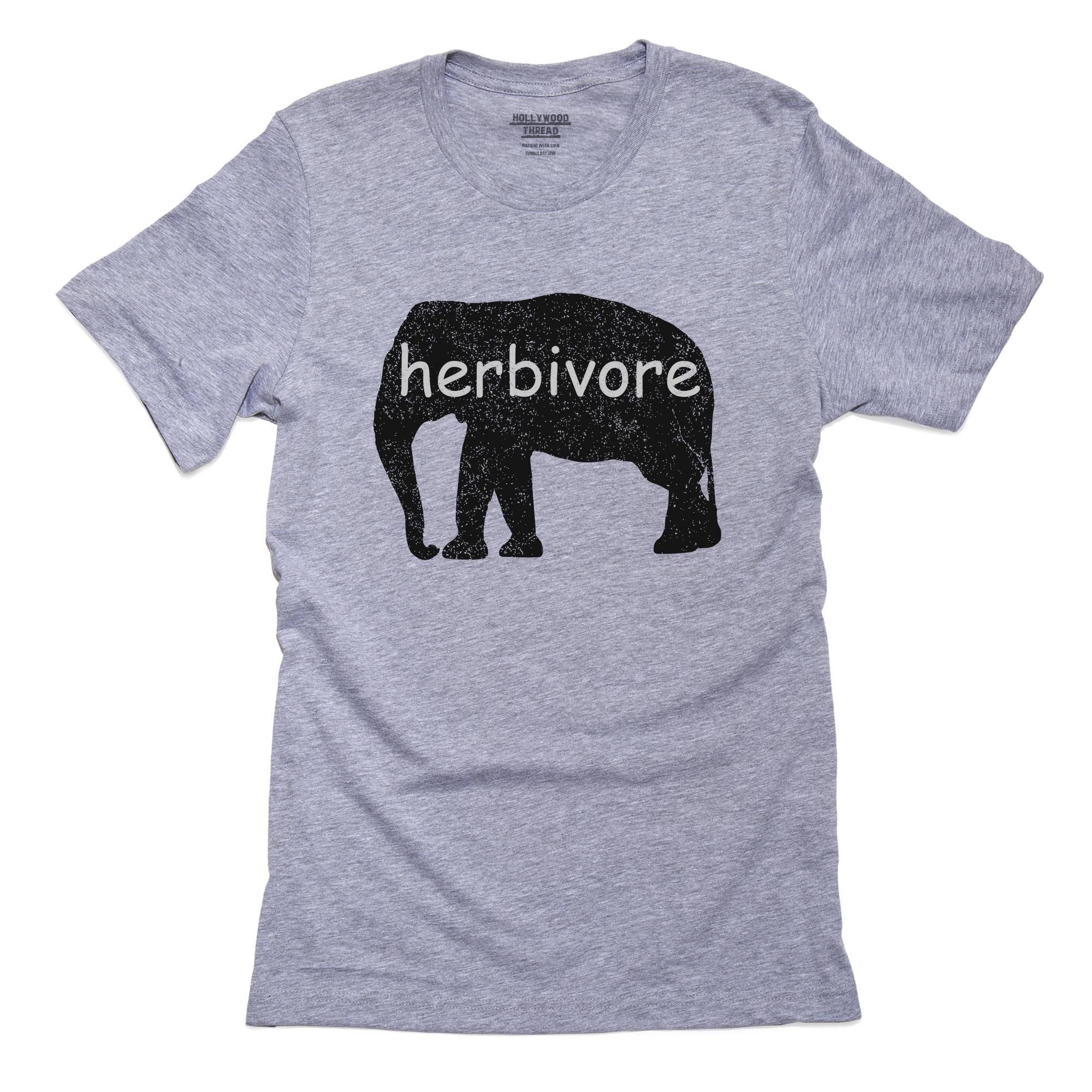 Herbivore Vegetarian Elephant T-Shirt, Framed Print, Pillow, Golf Towel