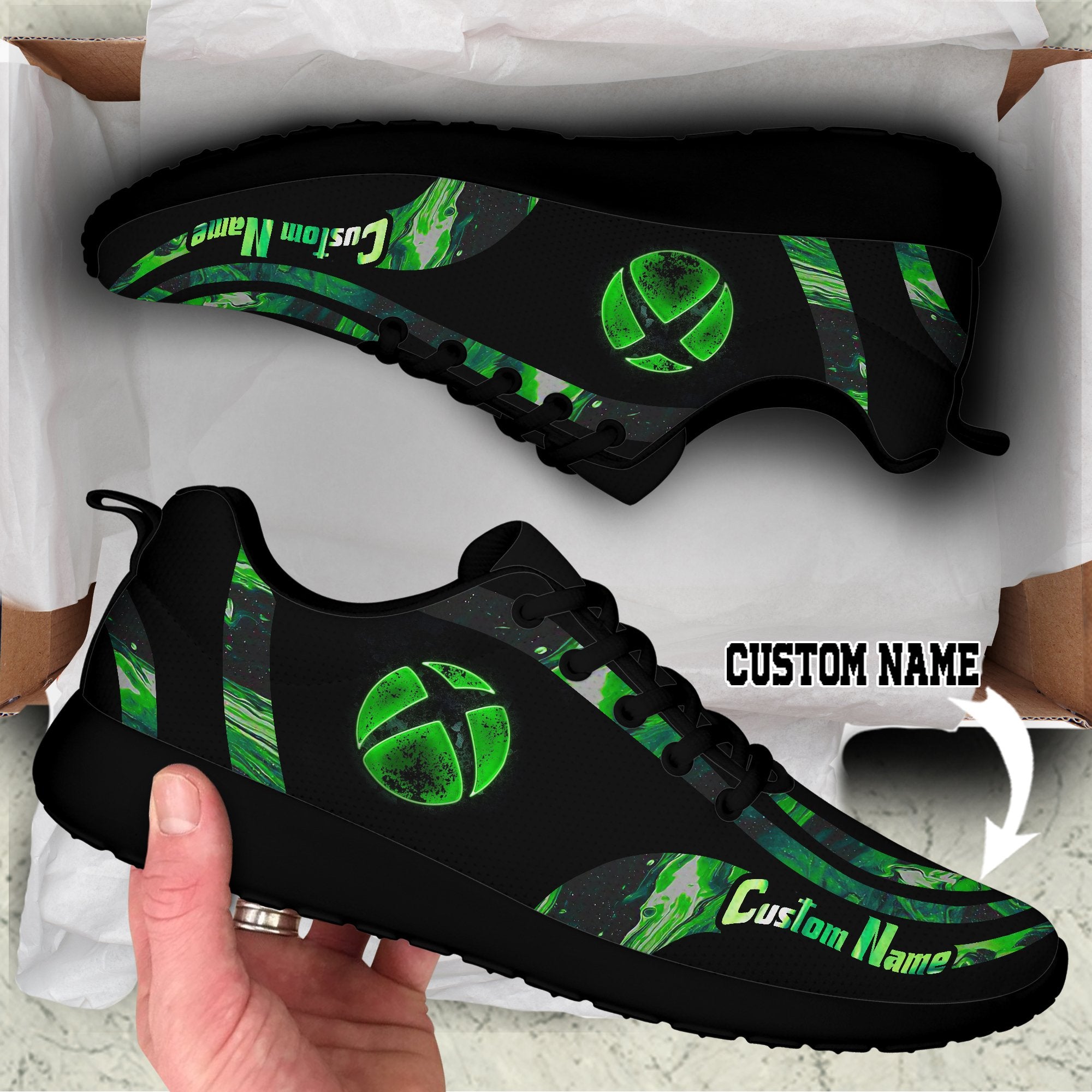 Xbox I’M A Gamer Roshe Shoes Custom Ttm