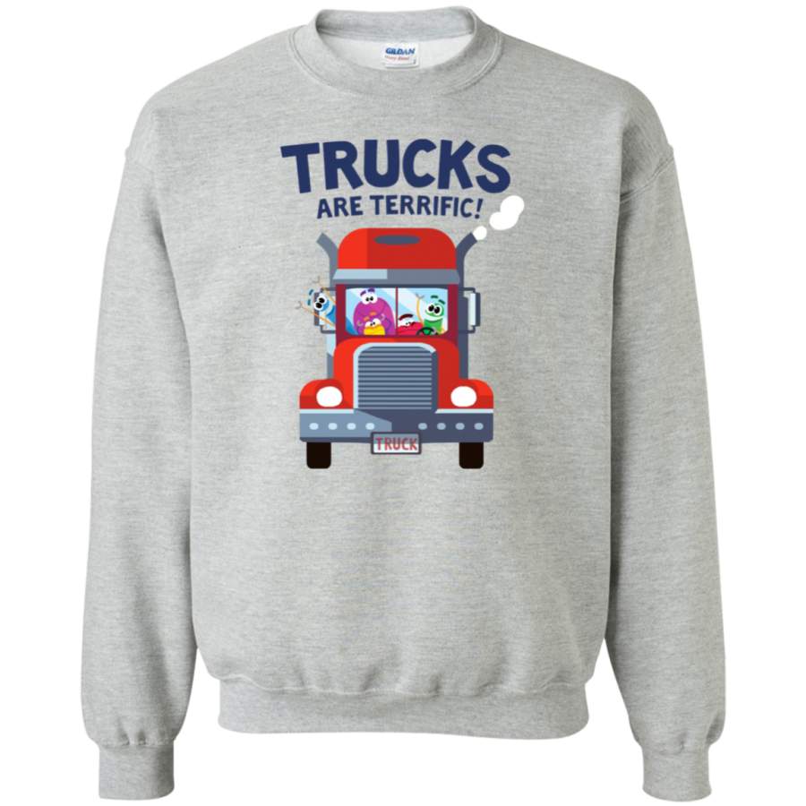 AGR ask the storybots trucks Crewneck Pullover Sweatshirt