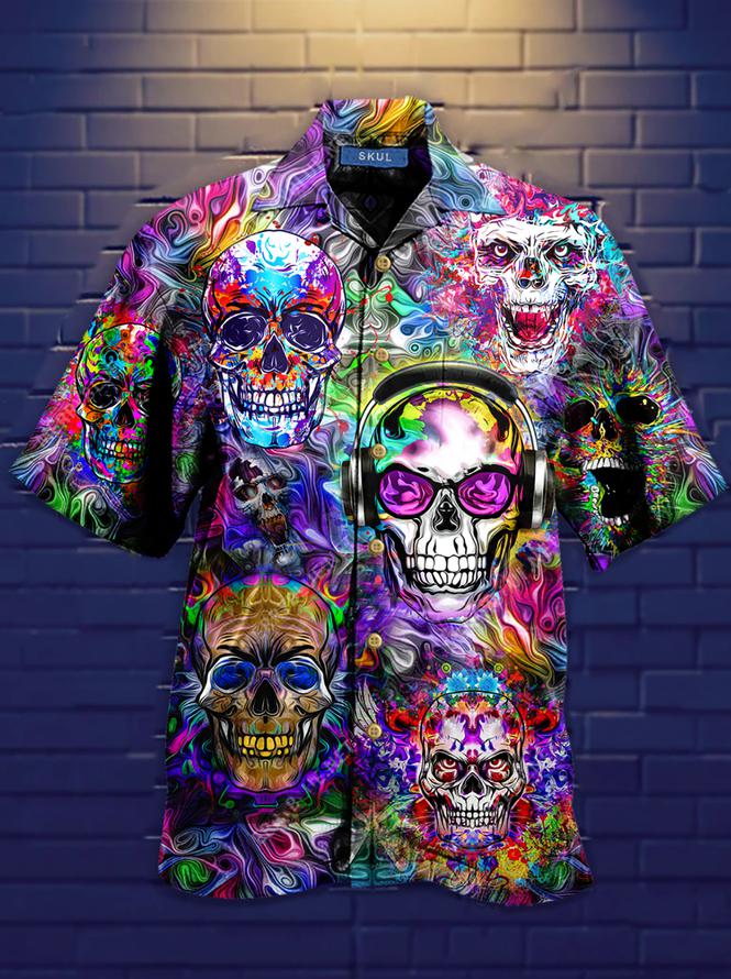 Skull Hawaii Shirt For Men Women Adult Ha67894