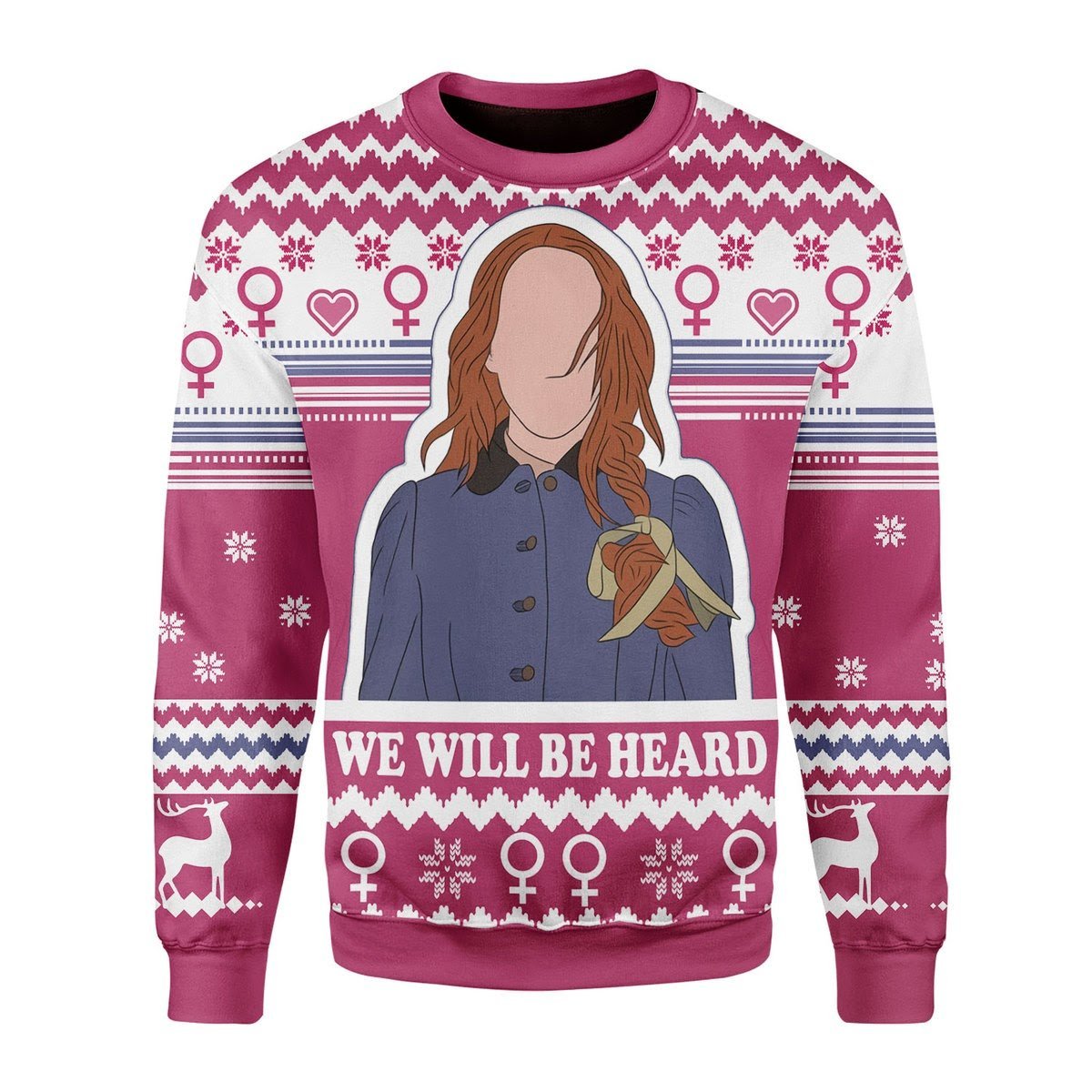 We Will Be Heard Christmas Ugly Sweater | Unisex | Full Size | Adult | Colorful | US3651