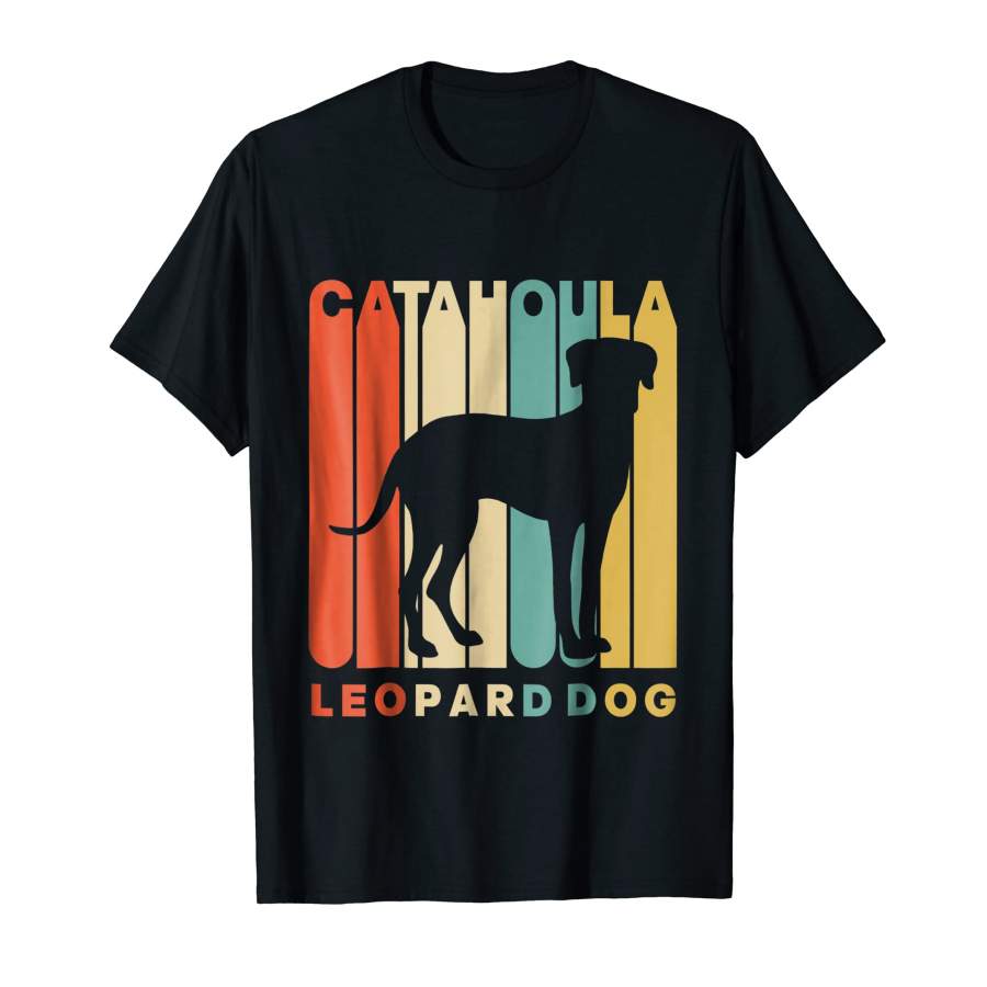 Wonderful Vintage Style Catahoula Leopard Dog Silhouette For Men and Women T-Shirt, Quotes T Shirt, Funny t shirt