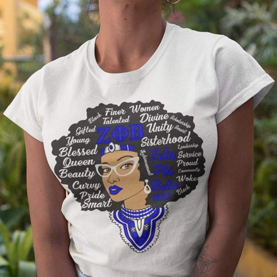 Zeta Phi Beta Black Queen T-Shirt