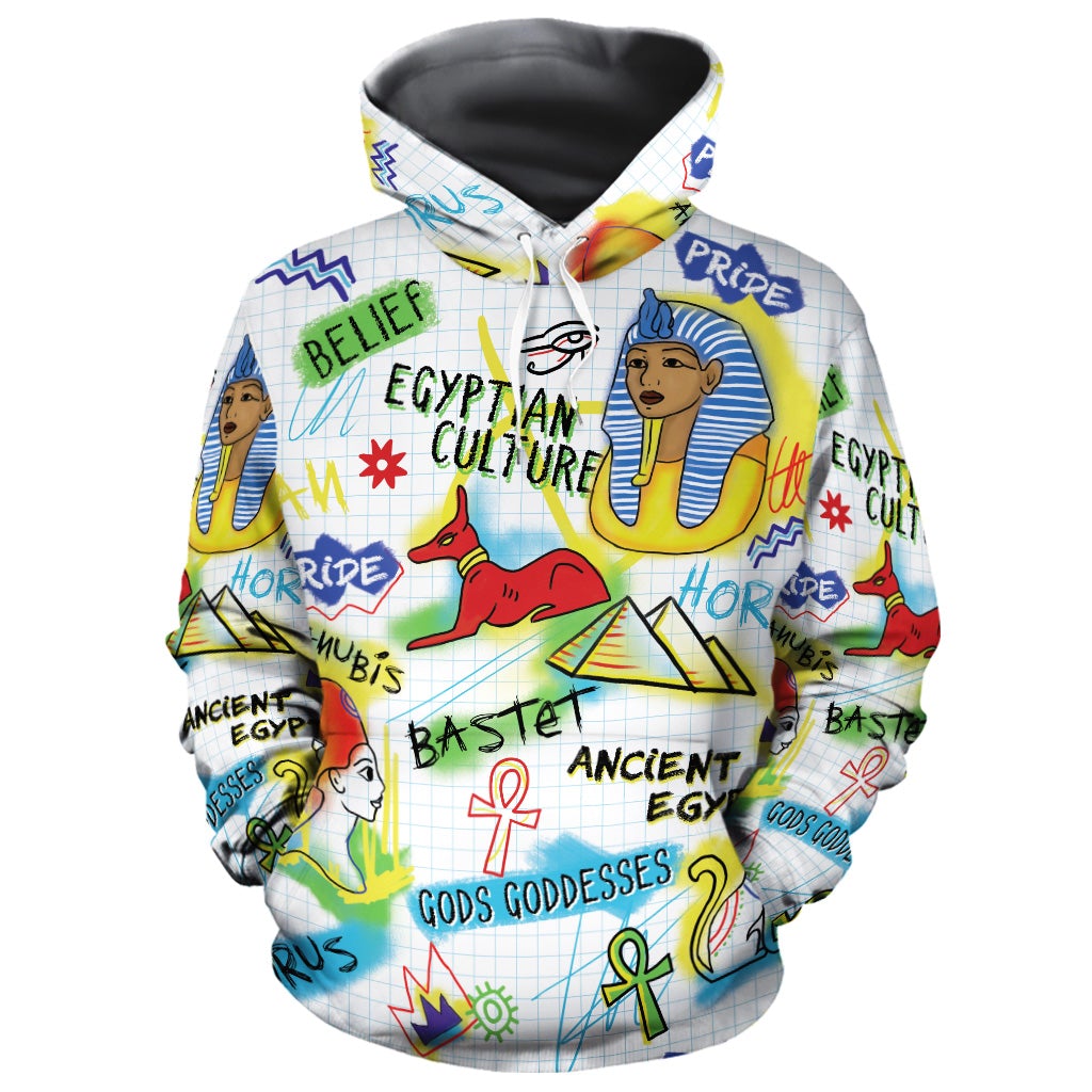 Egyptian Pride Graffiti Art All-Over Hoodie