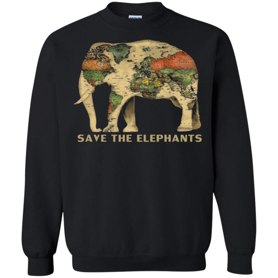 AGR Save The Elephants All Around The World Sweatshirt