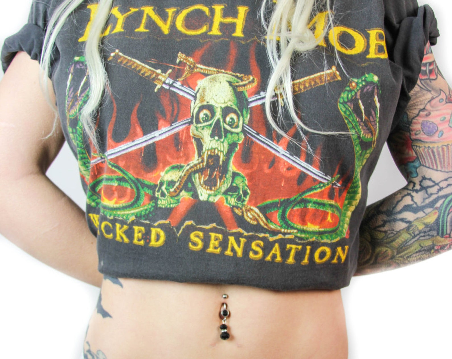 Vintage Lynch Mob Tee 80S Tour Metal Thrash Concert Tee Wicked Sensations Metallica Iron Maiden Black Sabbath Dio Danzig Slayer The Misfuts