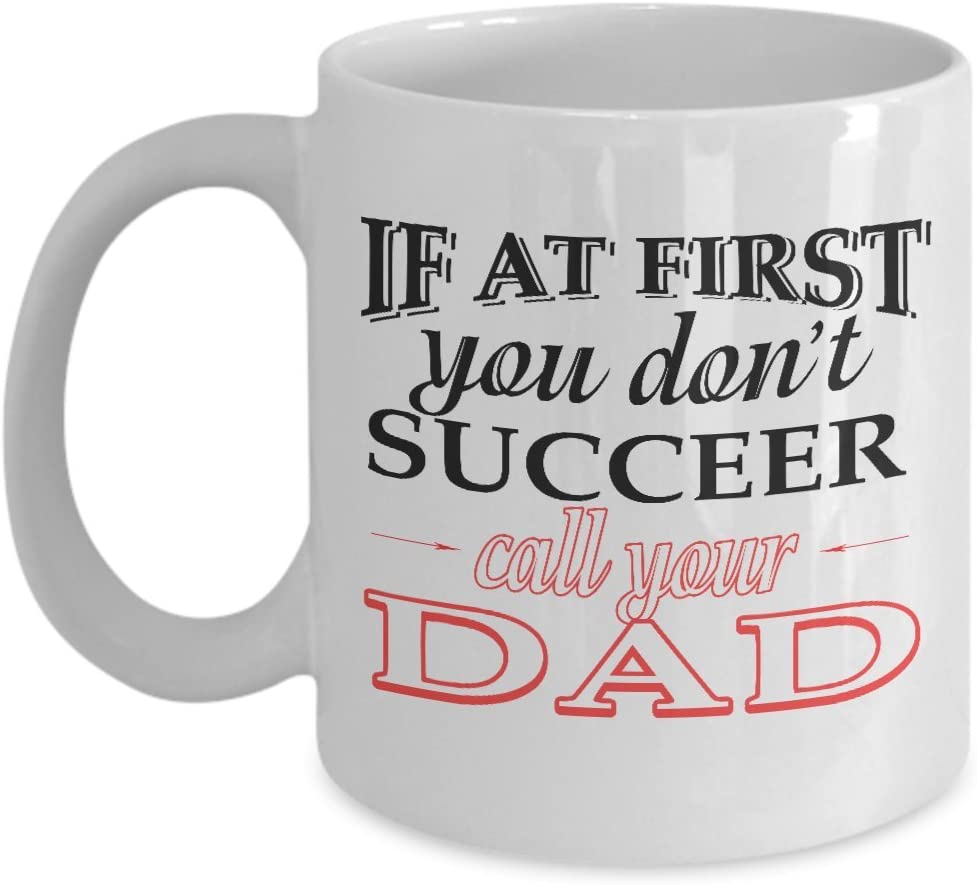 Funny Dad Gifts For Dad-Fathers Day Gift From Daughter-Father’S Day Gift-Call Your Dad Mug-Dad Gift-Fathers Day Mug