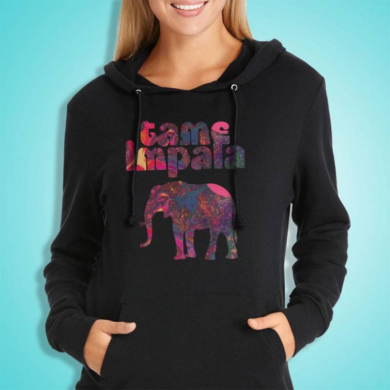 Tame Impala Elephant Full Color Logo Women’S Hoodie