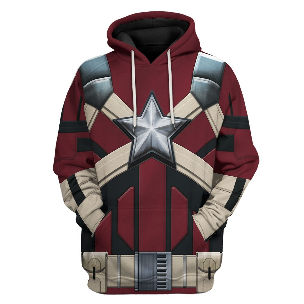 3D Black Widow Red Guardian Custom Tshirt Hoodie Apparel