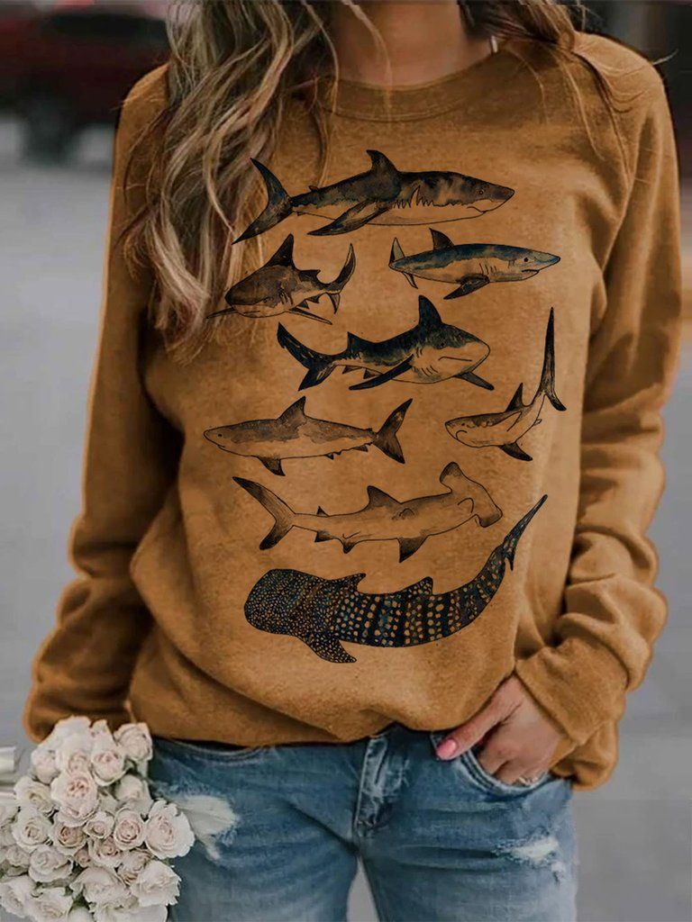 Shark Species Unisex All Over Print Sweatshirt QA080812