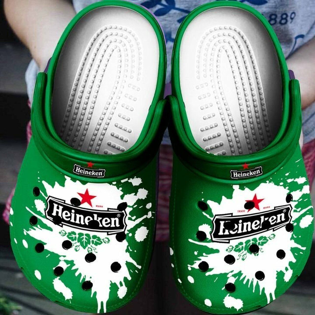 Amazon Heineken Beer 102  Gift For  Lover Rubber Clogs Clogband Clogs, Comfy Footwear