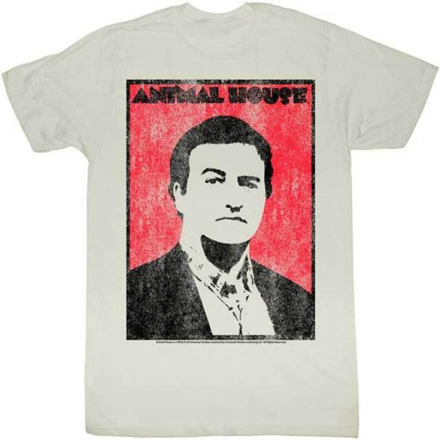 ANIMAL HOUSE-ANIMAL ANARCHIST-NATURAL ADULT S/S T-SHIRT