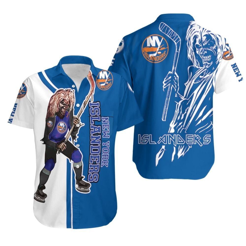 New York Islanders And Zombie For Fan Hawaiian Shirt