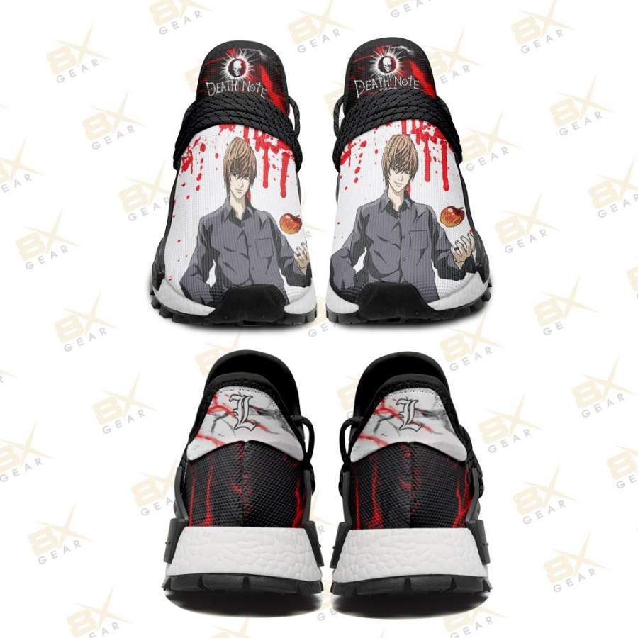 Death Note Sneakers Light Yagami Shoes Anime Fan Gift Idea S12098