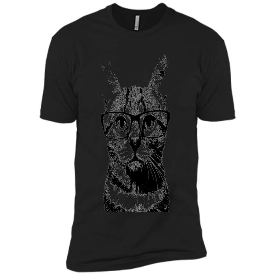 Cat Lovers T-Shirt Kitten tshirt Cool T-Shirt Hipster Cat cool shirt