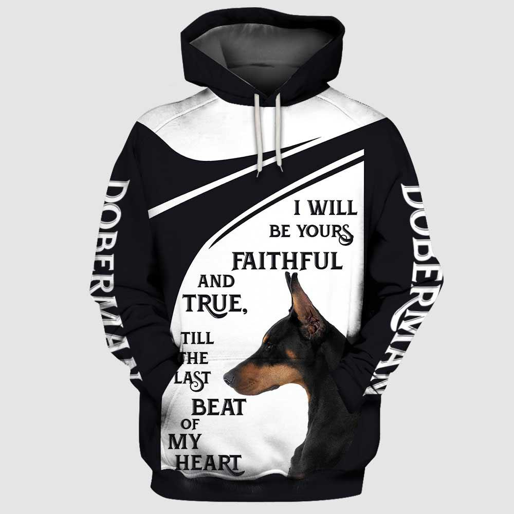 Doberman Faithful And True 3D Full Printing