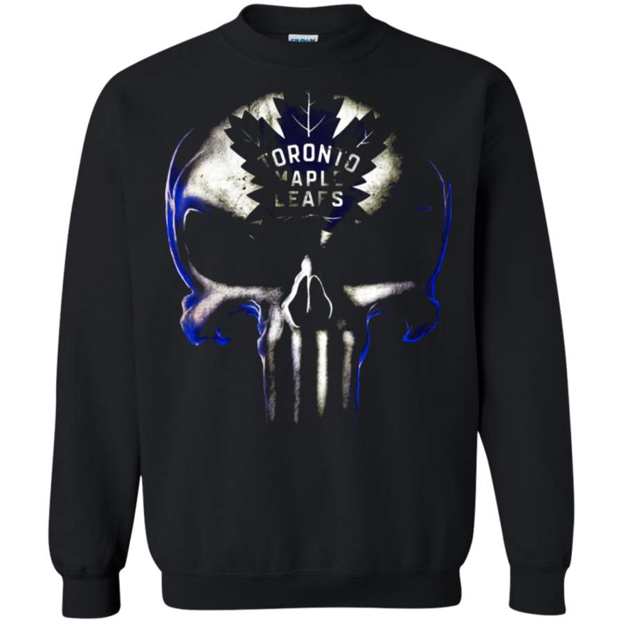 AGR Toronto Maple Leafs The Punisher Mashup Ice Hockey Sweatshirt