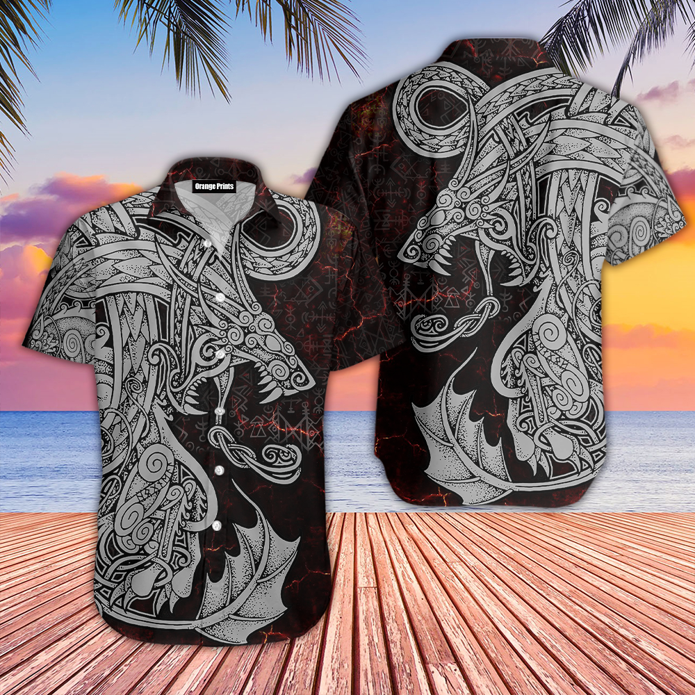 Viking Dragon Aloha Hawaii Shirts For Men Women Ha95707