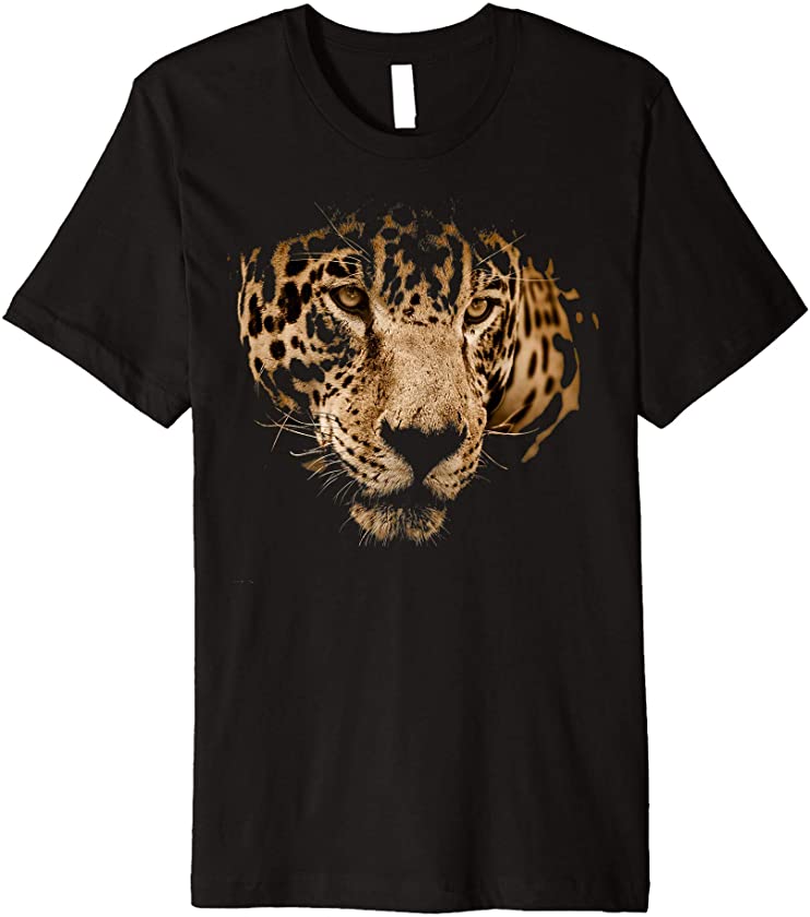 T-Shirt Jaguar Print; Love Animal t shirt; Jaguar t shirt Premium T-Shirt