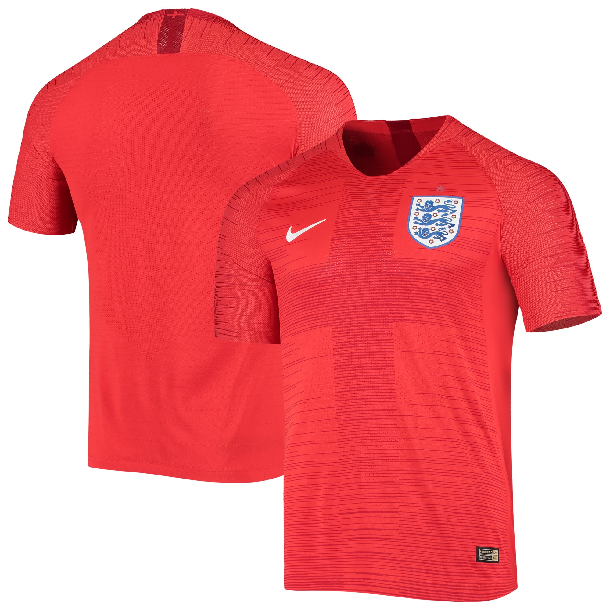 England National Team 2018 Authentic Away Jersey – Red