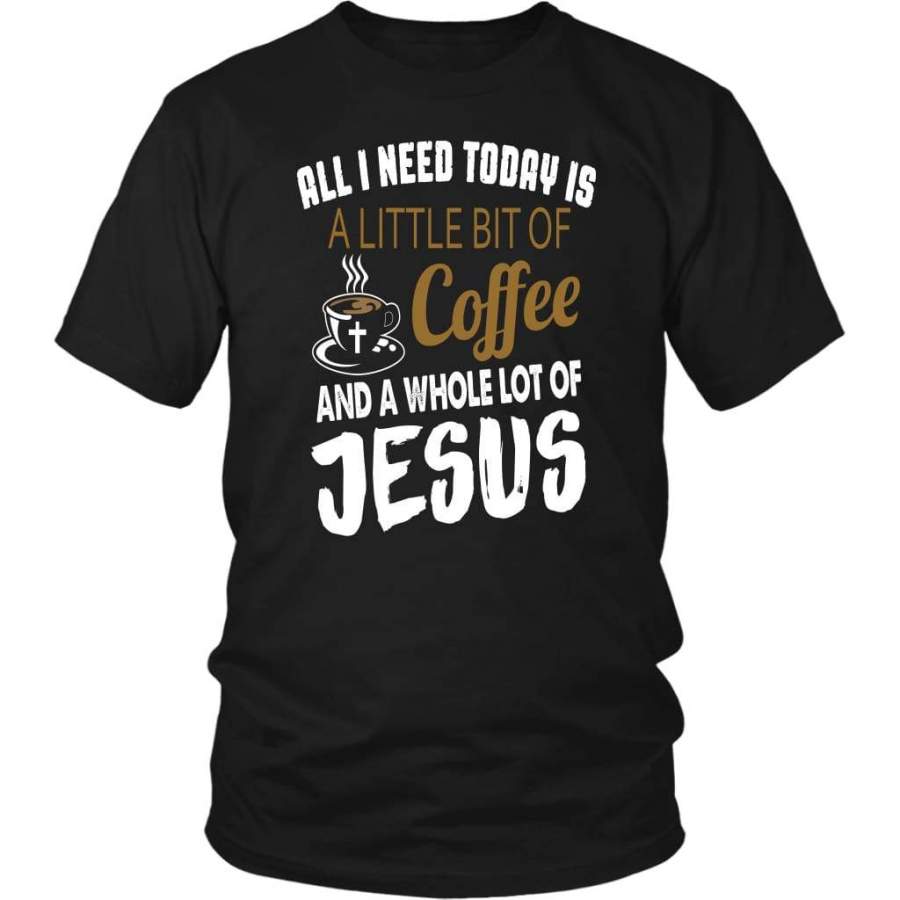 Coffee and Jesus christian t shirt