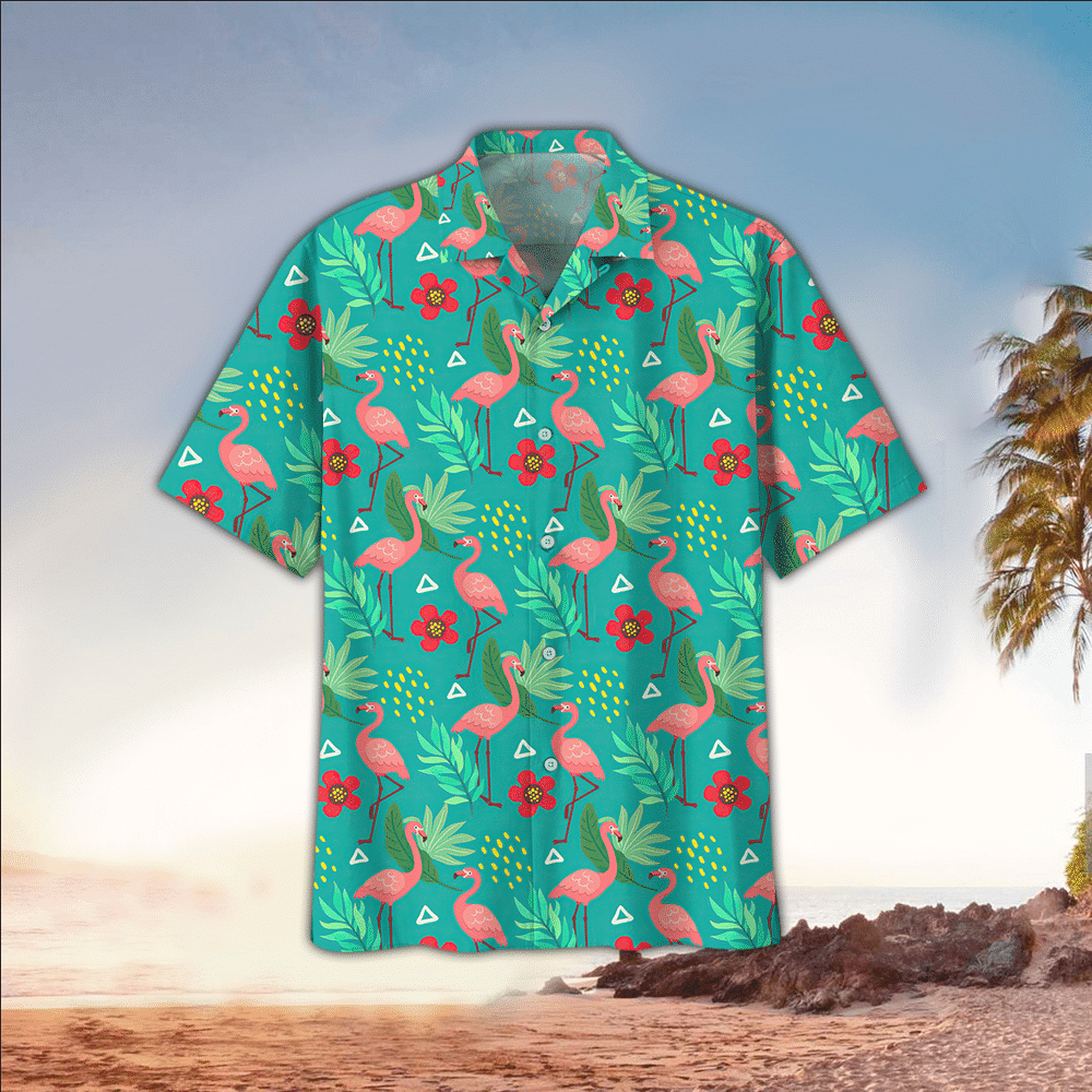 Flamingo Hawaii Shirt For Aloha Ha67099