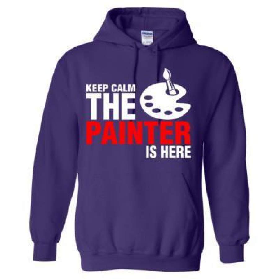 AGR Keep Calm The Painter Is Here – Heavy Blend™ Hooded Sweatshirt